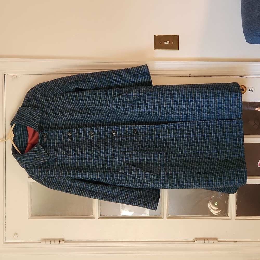 Vintage 100% Wool Harris Tweed coat